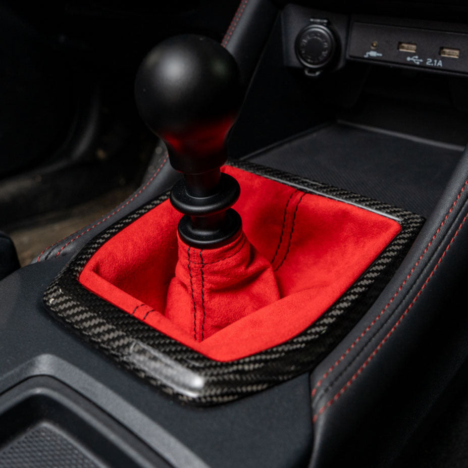 Billetworkz Premium Alcantara Shift Boot – Subaru STI 2015–2021