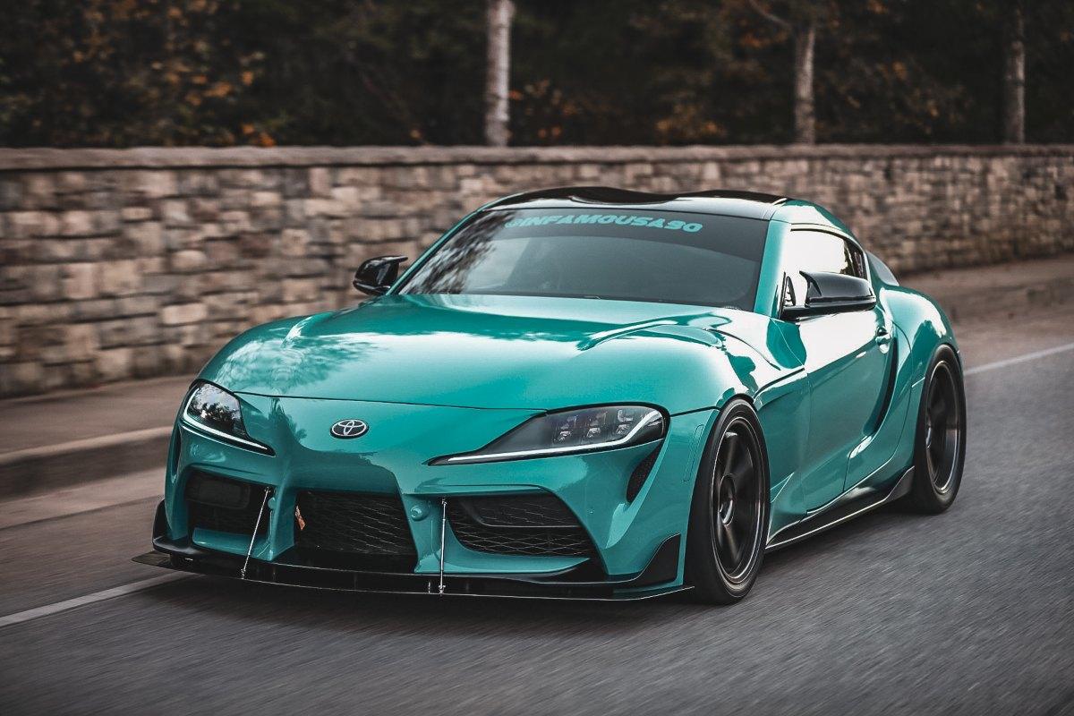 2020 - 2022 Toyota Supra A90 Front Splitter V1