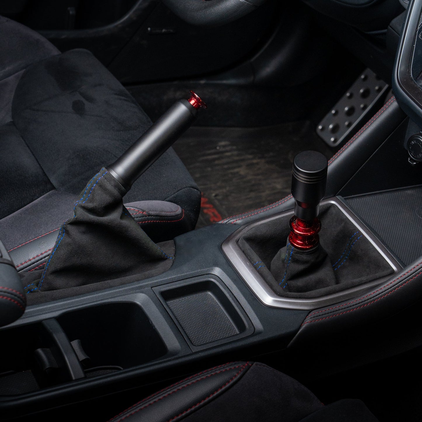 Billetworkz Premium Alcantara Shift Boot + E-Brake Boot Combo – Subaru STI 2015–2021