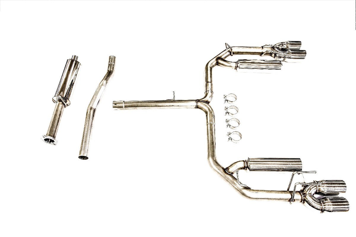 PLM Camry XSE V6 3.5L Cat-Back Exhaust 2018-2024 - Quad Tips