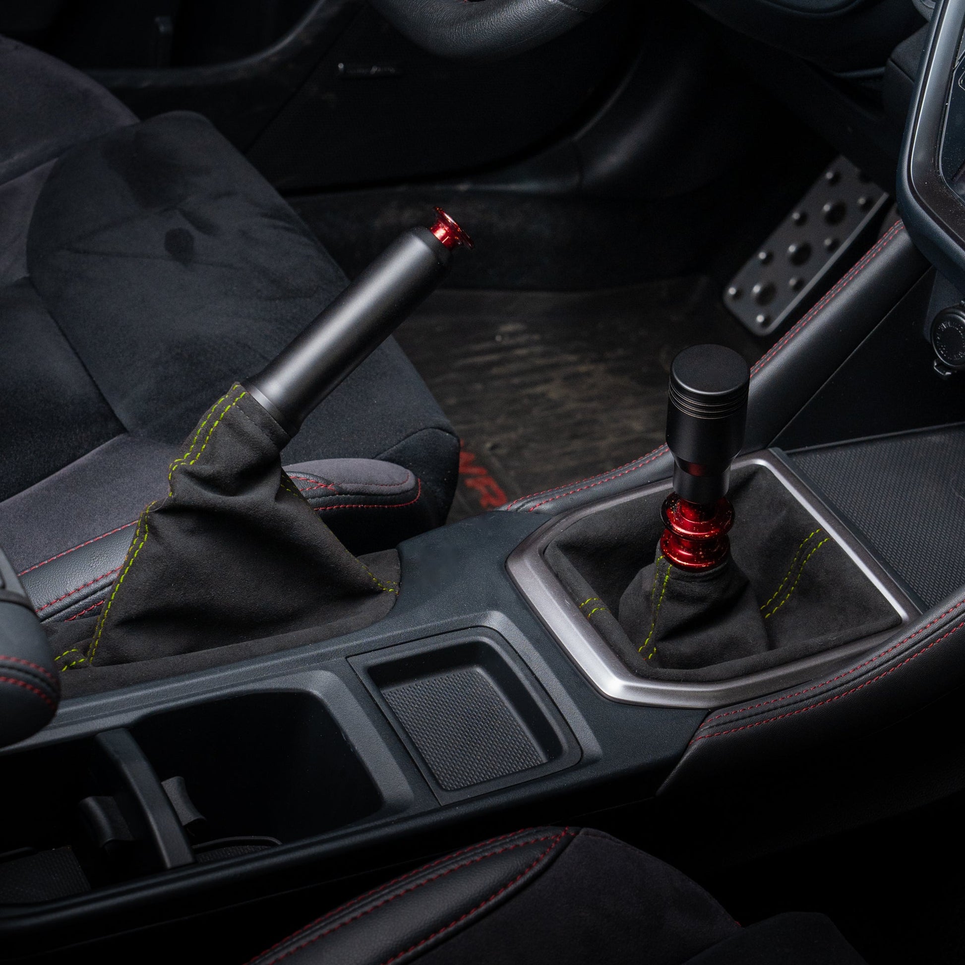 Billetworkz Premium Alcantara Shift Boot + E-Brake Boot Combo – Subaru STI 2015–2021