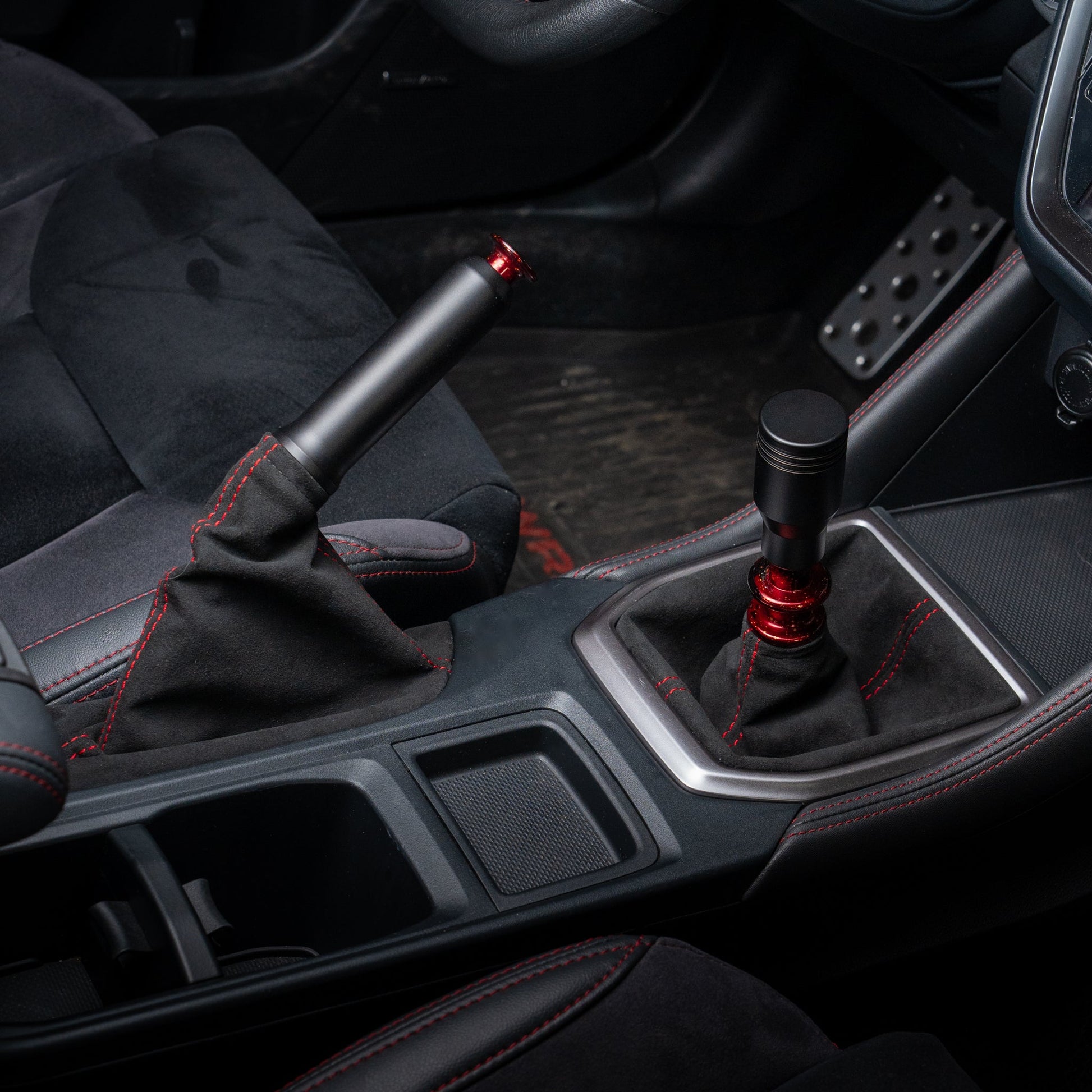 Billetworkz Premium Alcantara Shift Boot + E-Brake Boot Combo – Subaru STI 2015–2021