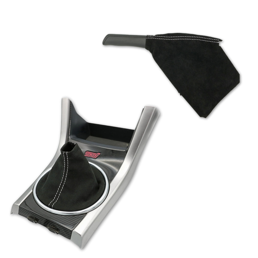 Billetworkz Premium Alcantara Shift Boot + E-Brake Boot Combo – Subaru STI 2015–2021