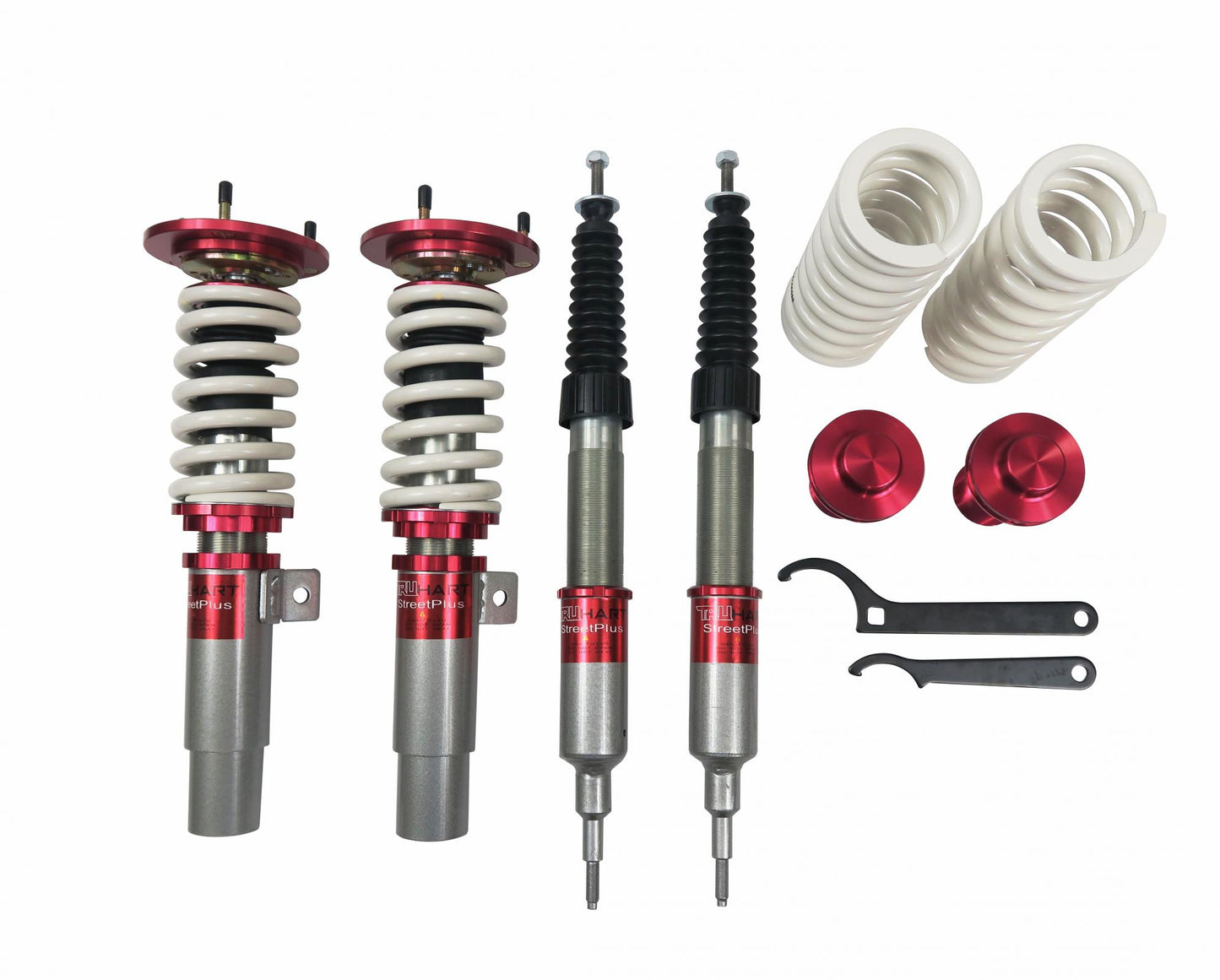 StreetPlus Coilovers For 07-11 BMW 1-Series E82/E88 06-11 BMW 3-Series E90 RWD TruHart