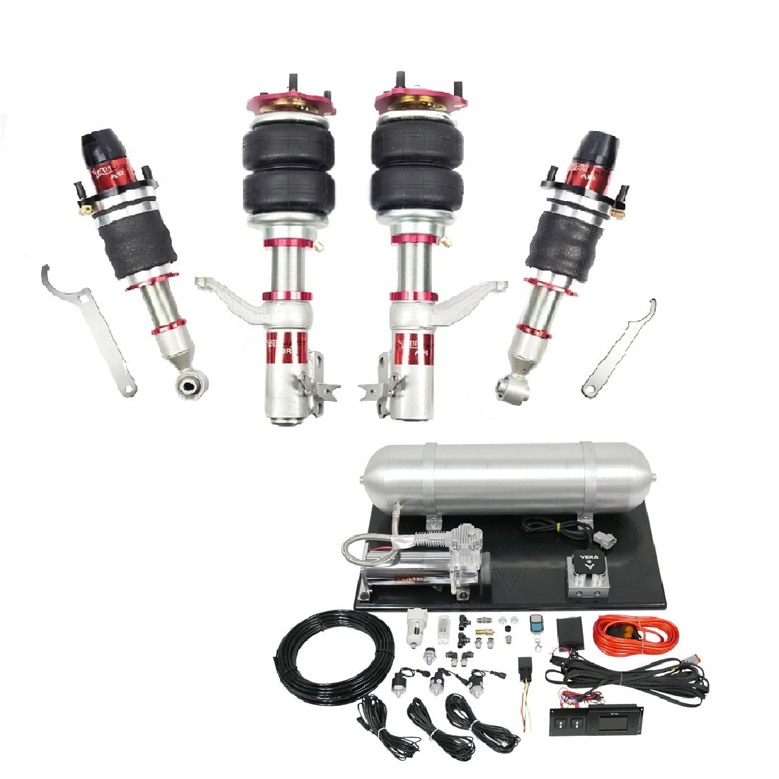 AirPlus Air Struts w/ VERA Evo Management For 02-06 Honda CR-V TruHart