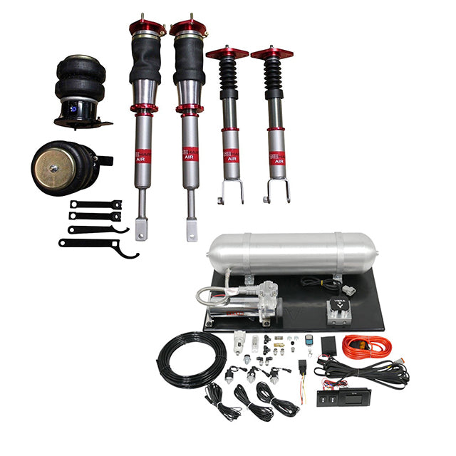 AirPlus Air Struts w/ VERA Element Management For 07-08 Infiniti G35 Sedan 08-13 Infiniti G37 Coupe 07-14 Infiniti G37 Sedan 14-15 Infiniti Q60 Coupe 09+ Nissan 370Z RWD TruHart