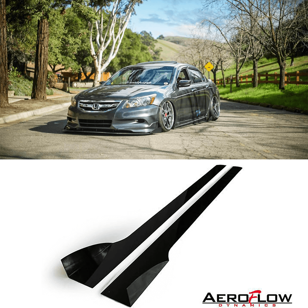 2008-2012 Honda Accord Side Skirt Extension V2 ( Sedan)
