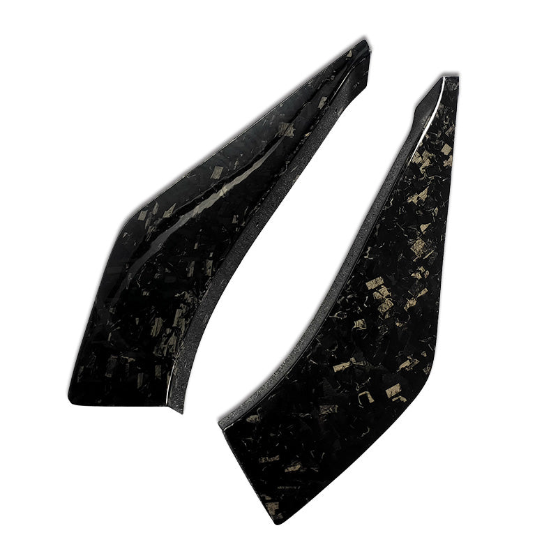 JDMuscle Tanso Carbon Fiber VS Style Canards  - 2020+ Toyota Supra w/ stock bumper