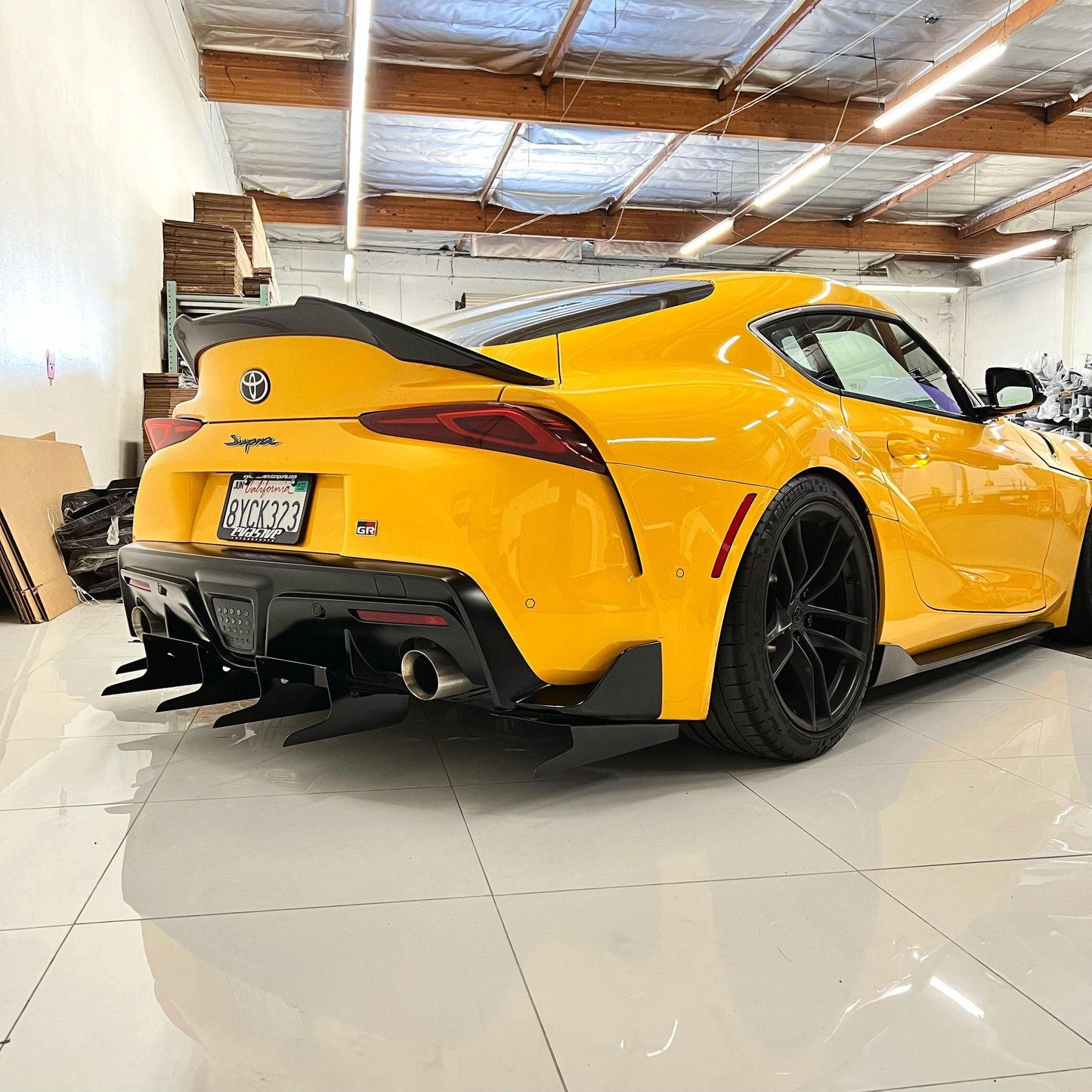 2020- 2022 Toyota Supra A90 Rear Diffuser V5