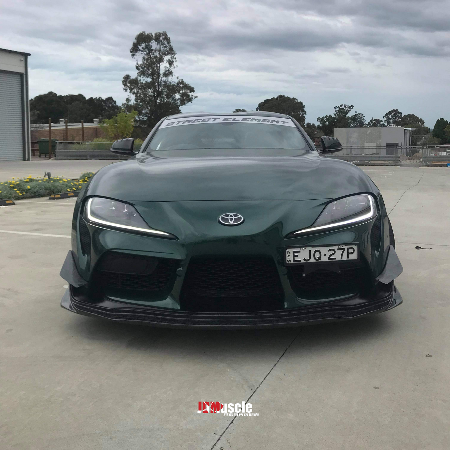 JDMuscle Tanso Carbon Fiber VS Style Front Lip for 2020+ Toyota Supra