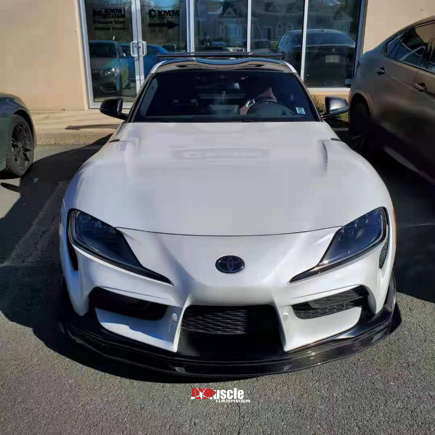 JDMuscle Tanso Carbon Fiber VS Style Front Lip for 2020+ Toyota Supra
