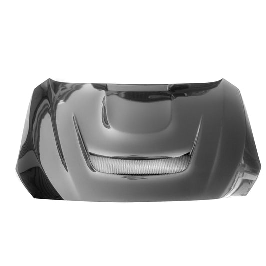 JDMuscle [15-21 WRX/STI w/ FMIC] Tanso Carbon Fiber Hood V3 Scoopless