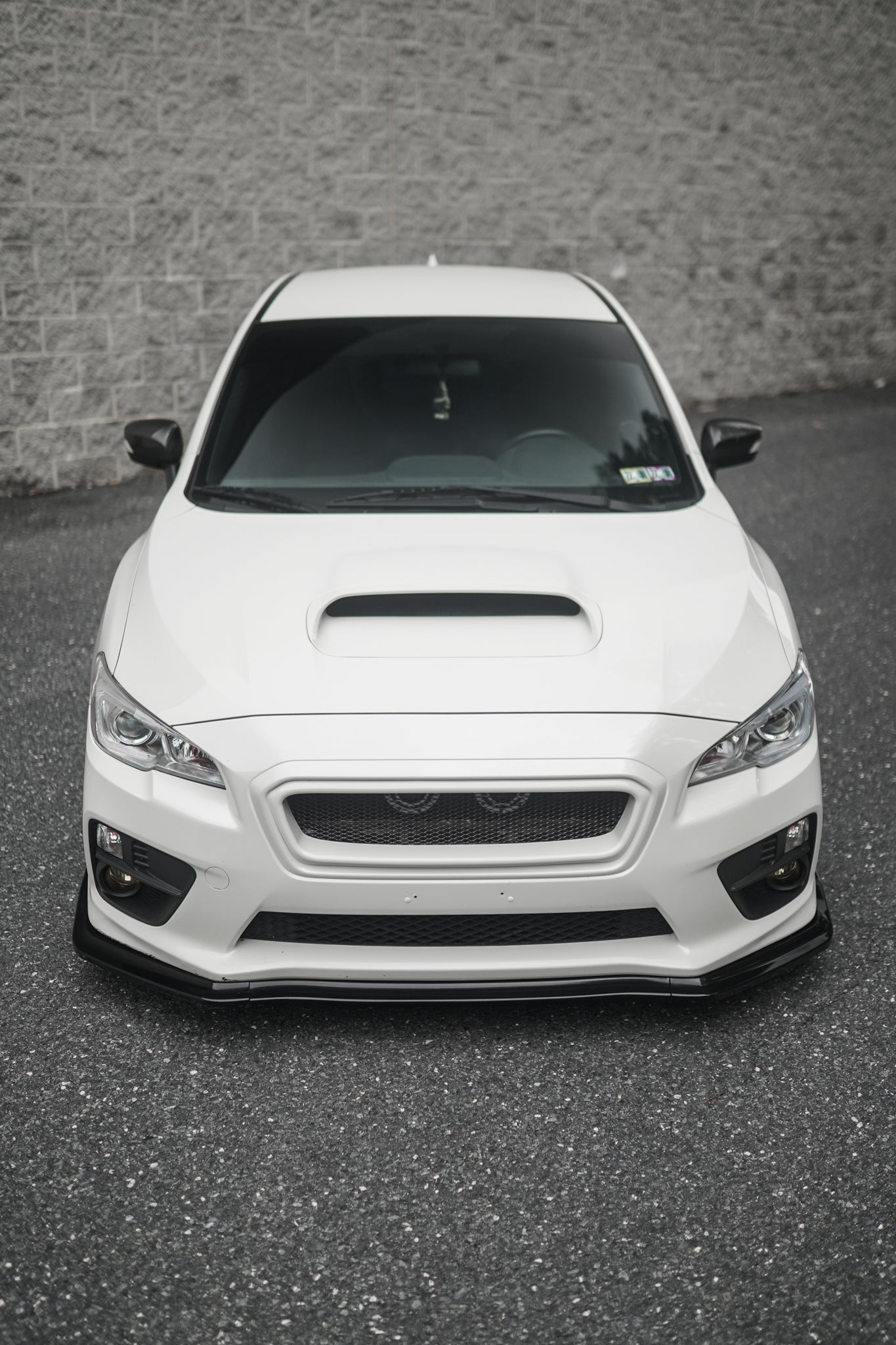 JDMuscle [15-17 WRX/STI] CS Style Front Bumper Grille-Paint Matched/Gloss Black