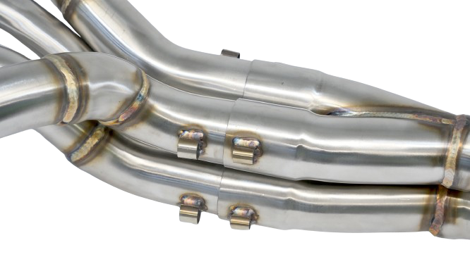 PLM Power Driven K-Series K24 K20 RSX Header with Bolt-On Catalytic Converter
