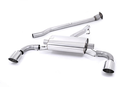 Milltek Secondary Cat-Back {Non-resonated (louder)} for Subaru BRZ 2.0-litre (2012 to 2021)