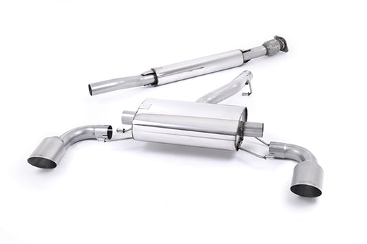 Milltek Secondary Cat-Back {Resonated. Brushed Titanium Tips} for Subaru BRZ 2.0-litre (2012 to 2021)