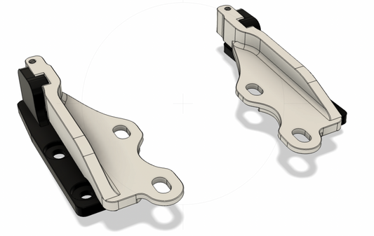 Precision Works Quick Release Hood Hinges - S2000 Miata 350Z FR-S BRZ S14