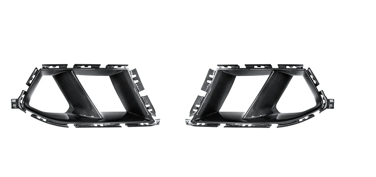 PLM Dry Carbon Front Bumper Lower Vent Set - BMW G80 G82 M3 M4
