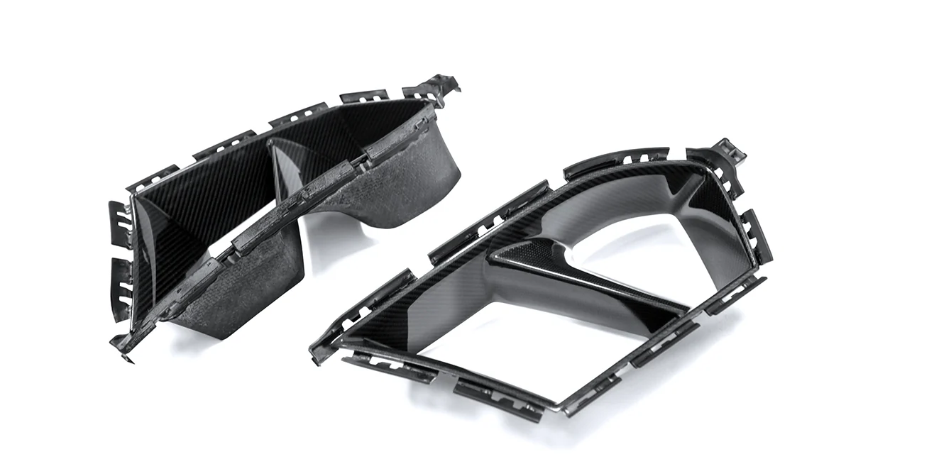 PLM Dry Carbon Front Bumper Lower Vent Set - BMW G80 G82 M3 M4