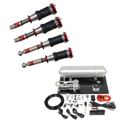 AirPlus Air Struts w/ VERA Evo Management For 97-99 Acura CL 90-97 Honda Accord FWD TruHart