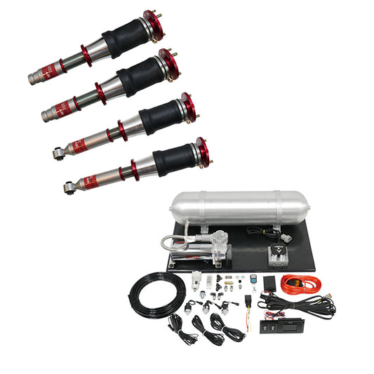 AirPlus Air Struts w/ VERA Evo Bluetooth Management For 01-03 Acura CL 98-03 Acura TL 98-02 Honda Accord TruHart