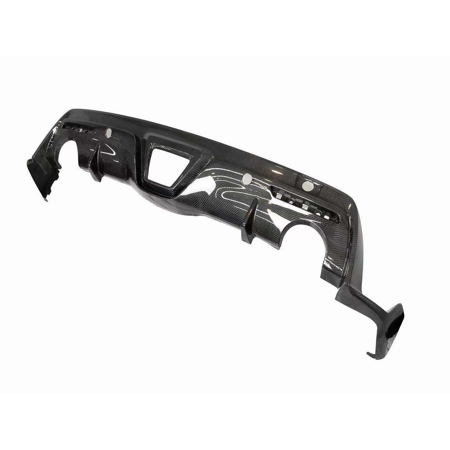 JDMuscle Tanso Carbon Fiber OEM Style Rear Diffuser  for 2020+ Toyota Supra