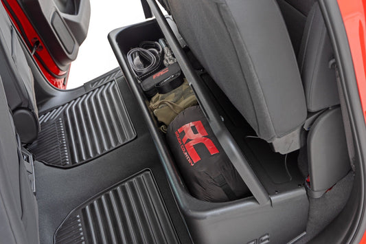 Under Seat Storage with Locking Lid | Crew Cab | Chevy/GMC 1500/2500HD/3500HD (19-25 & Classic)