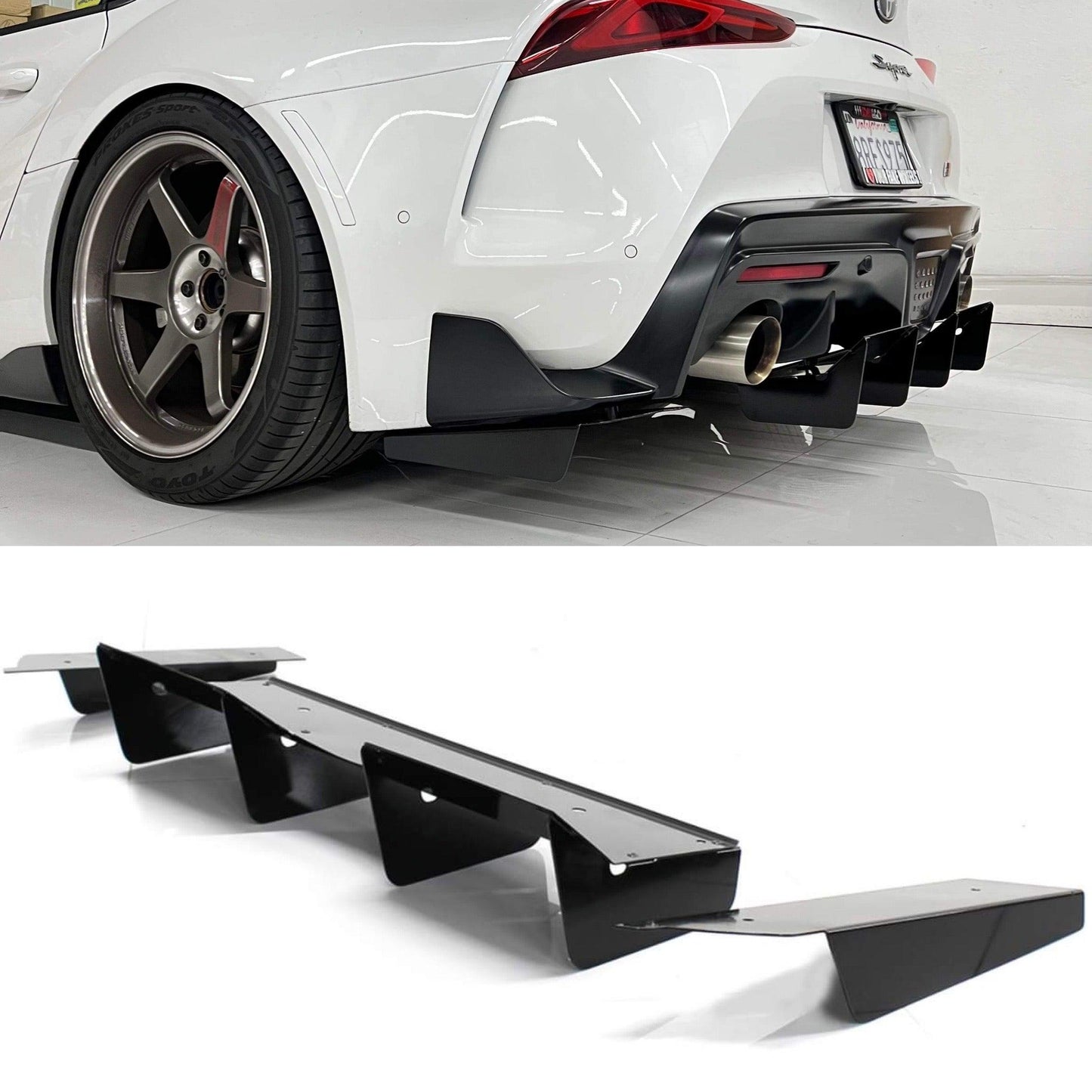 2020- 2022 Toyota Supra A90 Rear Diffuser V2