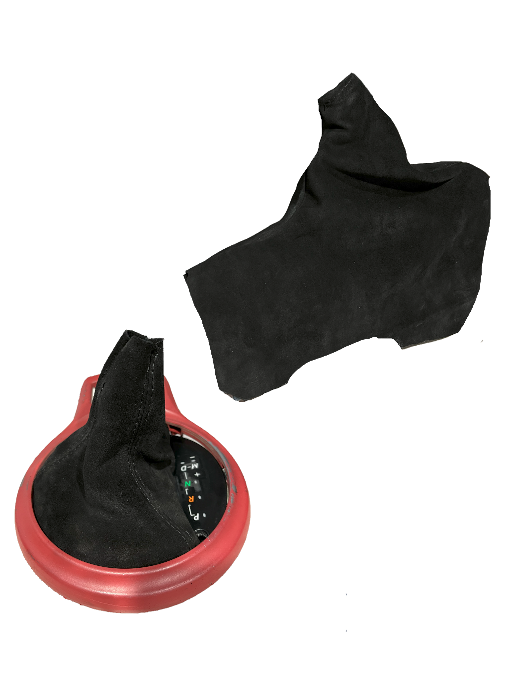 For 2012-2020 Subaru BRZ Black Stitch Genuine Suede AUTOMATIC Shift & Handbrake Boot Cover